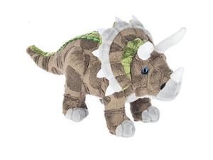 Ganz Small Brown Triceratops Dinosaur 11" Plush Toy Stuffed Animal