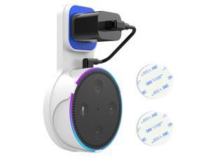 Ampulla Outlet Wall Mount - Wall Hanger Cable Holder for Amazon Alexa Echo Dot 2nd Generation (Blue White) Ampulla Outlet Wall Mount - Wall Hanger Cable Holder for Amazon Alexa Echo Dot 2nd Generation (Blue White)