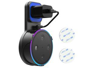 Ampulla Outlet Wall Mount - Wall Hanger Cable Holder for Amazon Alexa Echo Dot 2nd Generation( Blue & Black) Ampulla Outlet Wall Mount - Wall Hanger Cable Holder for Amazon Alexa Echo Dot 2nd Generation( Blue & Black)
