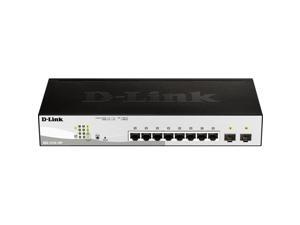 D-Link DGS-1210-10MP 8-Port Gigabit Smart Managed PoE Switch with 2 Gigabit SFP Ports, 130W PoE Budge D-Link DGS-1210-10MP 8-Port Gigabit Smart Managed PoE Switch with 2 Gigabit SFP Ports, 130W PoE Budge