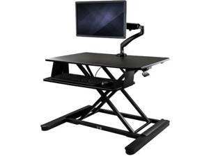 StarTech.com BNDSTSLGSLIM Sit-Stand Desk Converter with Monitor Arm - 35" Wide Work Surface - for up to 30" Monitor StarTech.com BNDSTSLGSLIM Sit-Stand Desk Converter with Monitor Arm - 35" Wide Work Surface - for up to 30" Monitor