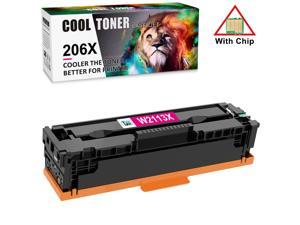 1x Magenta 206X W2110X Toner Compatible With Chip HP LaserJet M283fdw M282 M283 M255