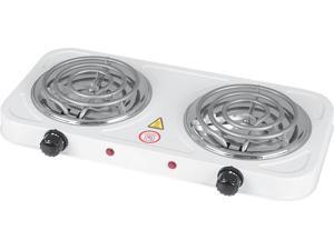 Emerald - Electric Double Burner - White Emerald - Electric Double Burner - White