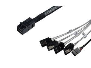 0.5m SFF-8643 (host) to 4x7pin (device) Internal SAS cable 0.5m SFF-8643 (host) to 4x7pin (device) Internal SAS cable