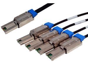1m SFF-8088 to 4xSFF-8088 Fanout External SAS Cable 1m SFF-8088 to 4xSFF-8088 Fanout External SAS Cable