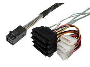 1m SFF-8643 to 4xSFF-8482 Internal SAS Cable 1m SFF-8643 to 4xSFF-8482 Internal SAS Cable