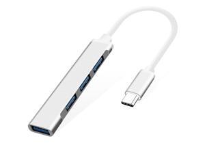 Upgraded Version USB-C Hub,ESTONE 4-Ports USB 3.0 Ultra-Slim Data Hub 5Gbps Transfer Speed Aluminum USB Extension HUB for Mac, Windows OS, iMac Surface Pro,XPS,PC,Flash Drive Mobile-Silver Upgraded Version USB-C Hub,ESTONE 4-Ports USB 3.0 Ultra-Slim Data Hub 5Gbps Transfer Speed Aluminum USB Extension HUB for Mac, Windows OS, iMac Surface Pro,XPS,PC,Flash Drive Mobile-Silver