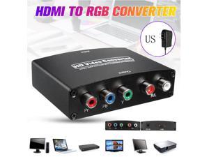 Component to HDMI Adapter, HDMI TO YPbPr Coverter + R/L, NEWCARE Component 5RCA RGB to HDMI Converter Adapter, Supports 1080P Video Audio Converter Adapter for DVD PSP Xbox 360
