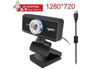 ESTONE S90 HD Webcam Desktop Laptop Web Camera 720P Web Cam CMOS Sensor with Built-in Microphone for Video Calling