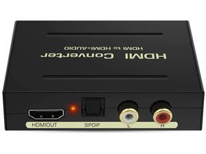 ESTONE Digital Premium Quality 1080P HDMI To HDMI  Audio SPDIF  RCA Stereo Audio Extractor Converter