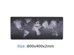 Extended Gaming Mouse Pad Large Size 31.50 X 15.75 X 0.08inches Comfortable XXL Mousepad Desk Mouse Mat for Work & Gaming, Office & Home - World Map