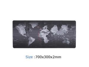 Extended Gaming Mouse Pad Large Size 27.56 X 11.81X 0.08inches Comfortable Large Mousepad Desk Mouse Mat for Work & Gaming, Office & Home - World Map