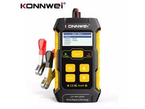 KONNWEI KW510 3 in 1 Car Battery Charger Car Battery Tester 12V Automotive 100-2000 CCA Battery Load Tester Auto Cranking and Automotive Pulse Repair Maintainer, Trickle Charger Battery Desulfator
