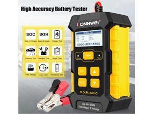KONNWEI KW510 12V Car Battery Tester, 100-2000 CCA Battery 3 in 1 Car Battery Tester, Battery Charger Automotive Pulse Repair Maintainer, Trickle Charger Battery Desulfator