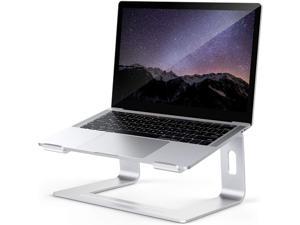 ESTONE Aluminum Laptop Stand Compatible with MacBook AirPro 13 15 iPad Pro 129 Surface Chromebook and 11 to 16inch LaptopsNotebooks  Silver 