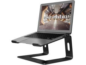 ESTONE Aluminum Laptop Stand Compatible with MacBook AirPro 13 15 iPad Pro 129 Surface Chromebook and 11 to 16inch LaptopsNotebooks  Black 