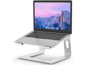 Laptop Stand Ergonomic Adjustable Notebook Stand Aluminum Portable Computer Riser with Foldable Desktop Laptop Holder Compatible with MacBook Air Pro All 10 to 16 Inch LaptopsSilver