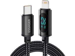 USB C to Lightning Cable 1Pack 33ft 29W Power USB C iPhone Charger Cable MFi Certified Extra Braided Type C iPhone Charging Cord for iPhone 14 13 12 11Pro Max Mini XS XR X 8 7 Plus SE iPad