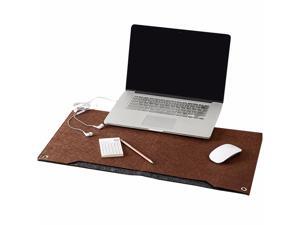 ESTONE Felt Desk Mat Multifunctional Felt Computer Desk Pad Oversized Mouse Pad for Computer Laptop Keyboard-Gray ESTONE Felt Desk Mat Multifunctional Felt Computer Desk Pad Oversized Mouse Pad for Computer Laptop Keyboard-Gray