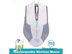 AZZOR Rechargeable Wireless Mouse Button Computer Gaming 1600DPI Built-in Battery with Charging Cable For PC Laptop AZZOR Rechargeable Wireless Mouse Button Computer Gaming 1600DPI Built-in Battery with Charging Cable For PC Laptop