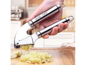 ESTONE Propresser Stainless Steel Kitchen Garlic Press ESTONE Propresser Stainless Steel Kitchen Garlic Press