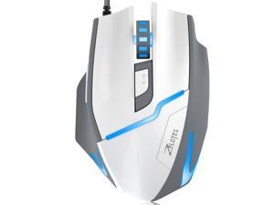 Zelotes 7200 DPI High Precision FPS Gaming Mouse,Ergonomic USB Wired Mice Optical Computer Mouse for Gamer PC Mac Laptop Desktop-White Zelotes 7200 DPI High Precision FPS Gaming Mouse,Ergonomic USB Wired Mice Optical Computer Mouse for Gamer PC Mac Laptop Desktop-White