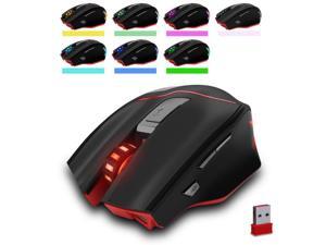 Zelotes F18 Wired 2.4G Wireless Gaming Mouse with 3200 DPI 7 Buttons LED Backlight for Gamer PC Laptop Desktop Notebook Zelotes F18 Wired 2.4G Wireless Gaming Mouse with 3200 DPI 7 Buttons LED Backlight for Gamer PC Laptop Desktop Notebook