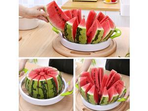 ESTONE Best Melon Slicer | 12 Slices | Large | Cutter Wedges Cantaloupe Fruit Corer | Comfort Grips