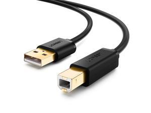 ESTONE High Speed USB 2.0 Type A to B Male to Male Scanner Fax machine Computer Printer Cable Sync Data Charging Cord-3.28 FT