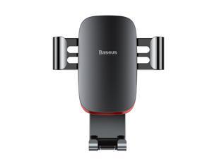 Baseus Car Phone Mount, Universal Cell Phone Holder Car with All metal full automatic Smart Gravity Design for iPhone Xs Max R X 8 Plus 7 Plus 6S Samsung S9 S8 Edge S7 S6 LG Sony and More -Black
