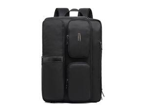 ESTONE Convertible Laptop Bag Backpack, Multi-Functional Water Resistant Messenger Bag Briefcase Business Travel College Laptop Shoulder Bag for Men/Women Fits Up to 17.3 Inch Laptop Computers,Black ESTONE Convertible Laptop Bag Backpack, Multi-Functional Water Resistant Messenger Bag Briefcase Business Travel College Laptop Shoulder Bag for Men/Women Fits Up to 17.3 Inch Laptop Computers,Black