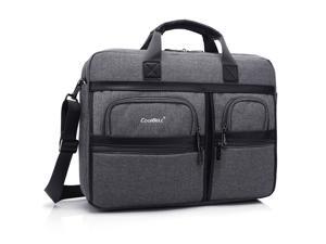 ESTONE Laptop Briefcase 17.3 Inch Business Office Bag Laptop Bag for Men Women, Waterproof Stylish Nylon Multi-functional Laptop Shoulder Messenger Bag Computer Bag fit for Noteb0ok Macbook HP, Gray ESTONE Laptop Briefcase 17.3 Inch Business Office Bag Laptop Bag for Men Women, Waterproof Stylish Nylon Multi-functional Laptop Shoulder Messenger Bag Computer Bag fit for Noteb0ok Macbook HP, Gray