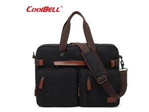 ESTONE CB-10001 Convertible Backpack Laptop Bag, 17.3" , Canvas Black ESTONE CB-10001 Convertible Backpack Laptop Bag, 17.3" , Canvas Black