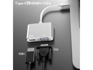 USB3.1 Connectors Type-C TO HDMI Female VGA Video Adapter Cable Docking Station