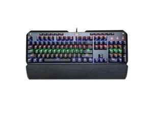 Redragon K555-R INDRAH Rainbow LED Backlit Mechanical Gaming Keyboard (Black)