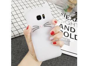 3D Beard Cat Soft Silicone phone Case Cover For samsung galaxy s6 s7 edge plus s8 plus j1 j3 j7 j5 2016 c5 c7 c9 pro A8