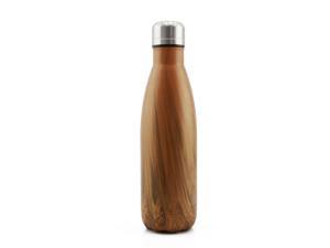 Vacuum Insulated Water Bottle Double Walled Cola Shape Stainless Steel Travel Portable Sports Water Bottle No Sweating Leak Proof Portable Thermos Cup Keeps Your Drink Hot & Cold 17 Oz(500 ml)