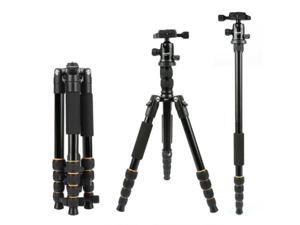 Aluminum Tripod Travel Monopod w/ Ball Head For DSLR Camera Camcorder Q666 Aluminum Tripod Travel Monopod w/ Ball Head For DSLR Camera Camcorder Q666