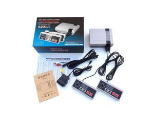 Mini NES TV Video Game Anniversary Edition Console Built-in 620 Class Games+Double Gamepads