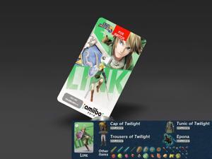 Link Super Smash Bros. Amiibo NFC Tag Card - The Legend of Zelda BOTW