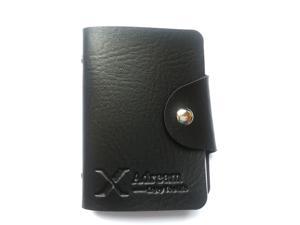 X Pattern Leather Case Card Sleeve Two-sided 12 Holders for Bank Credit Card,Business Card,NFC Card etc X Pattern Leather Case Card Sleeve Two-sided 12 Holders for Bank Credit Card,Business Card,NFC Card etc