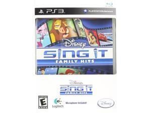 Disney Sing It Family Hits with Logitech Microphone for Playstation 3 PS3 Game Disney Sing It Family Hits with Logitech Microphone for Playstation 3 PS3 Game