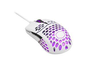 Cooler Master MM711 RGB Gaming Mouse (Glossy White) - 60g Lightweight, Honeycomb Shell, Ultraweave Cable, Pixart 3389 16000 DPI Optical Sensor, and RGB Accents Cooler Master MM711 RGB Gaming Mouse (Glossy White) - 60g Lightweight, Honeycomb Shell, Ultraweave Cable, Pixart 3389 16000 DPI Optical Sensor, and RGB Accents