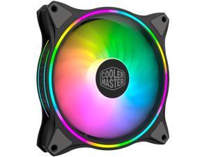 Cooler Master MasterFan MF140 HALO Addressable RGB 140mm Fan with Duo-Ring ARGB LED Lighting