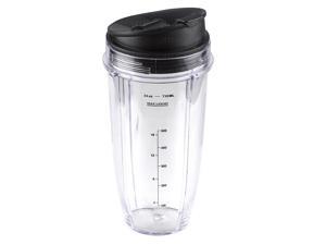 Ninja Blender 24 Oz Ounce Medium Cup with Sip N' Seal Lid Generic replacement for NutriNinja Auto-iQ Ninja Blender 24 Oz Ounce Medium Cup with Sip N' Seal Lid Generic replacement for NutriNinja Auto-iQ