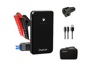 iDeaPLAY Vehicle Jump Starter Portable Power + 3-in-1 Car Charger Emergency Tool - Black iDeaPLAY Vehicle Jump Starter Portable Power + 3-in-1 Car Charger Emergency Tool - Black