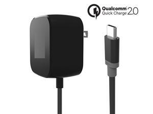 Wall/Travel with Type USB-C for Motorola E4, Moto X/G, and Android Phones-Black Wall/Travel with Type USB-C for Motorola E4, Moto X/G, and Android Phones-Black
