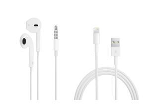 Apple Earpods and 1 Meter Charging & Sync Cable Combo White Apple Earpods and 1 Meter Charging & Sync Cable Combo White
