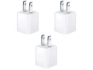 Apple 5W Wall Charger / Adapter Cube for all iPhones, iPods and iPads including iPhone Models 4/4s/5/5c/5s/6/6s - White Apple 5W Wall Charger / Adapter Cube for all iPhones, iPods and iPads including iPhone Models 4/4s/5/5c/5s/6/6s - White