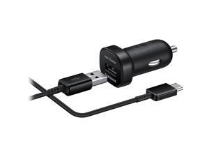 Samsung Fast Charge Vehicle Charger with Type C Cable Retail Packing - Black Samsung Fast Charge Vehicle Charger with Type C Cable Retail Packing - Black